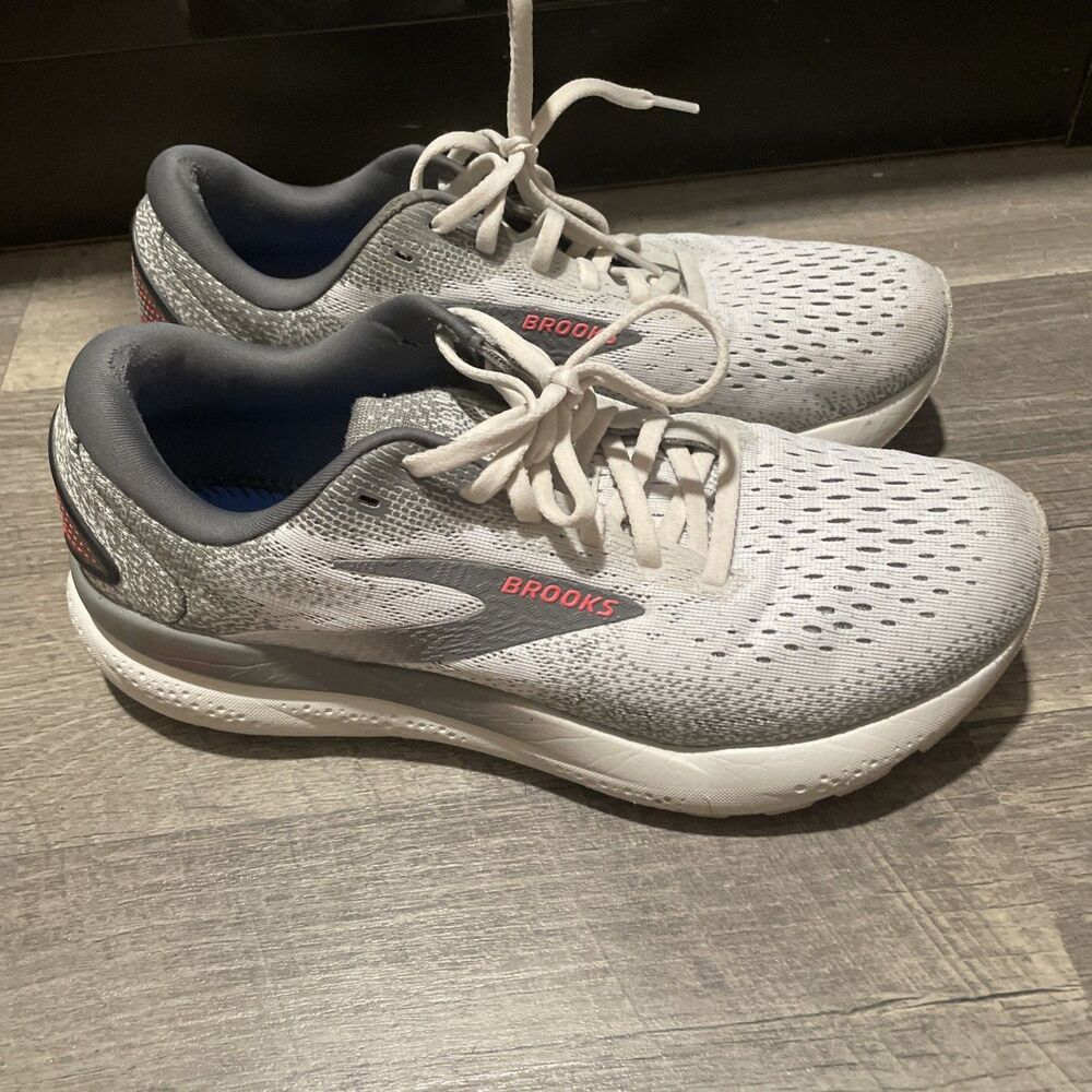 Brooks Ghost 16 Women’s Running Shoes Grey Pink 1204071B006 Size 9 B NO INSOLES